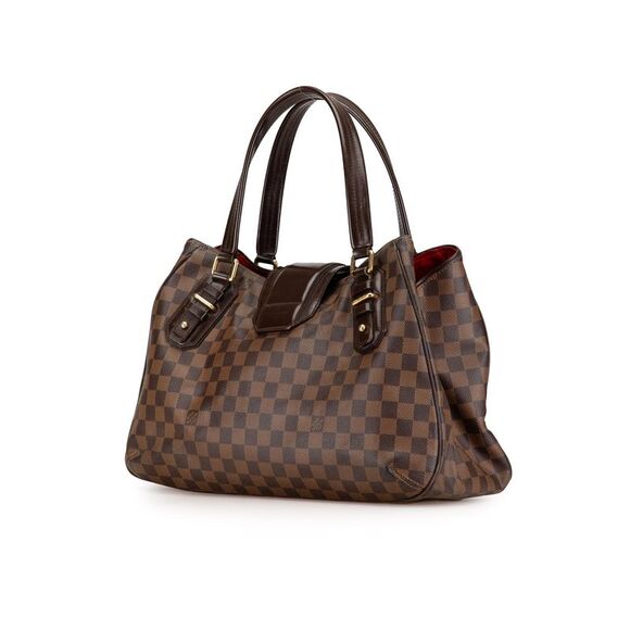 Pre Loved louis vuitton Damier Ebene Griet Women Brown Tote Bags - Picture 2 of 8